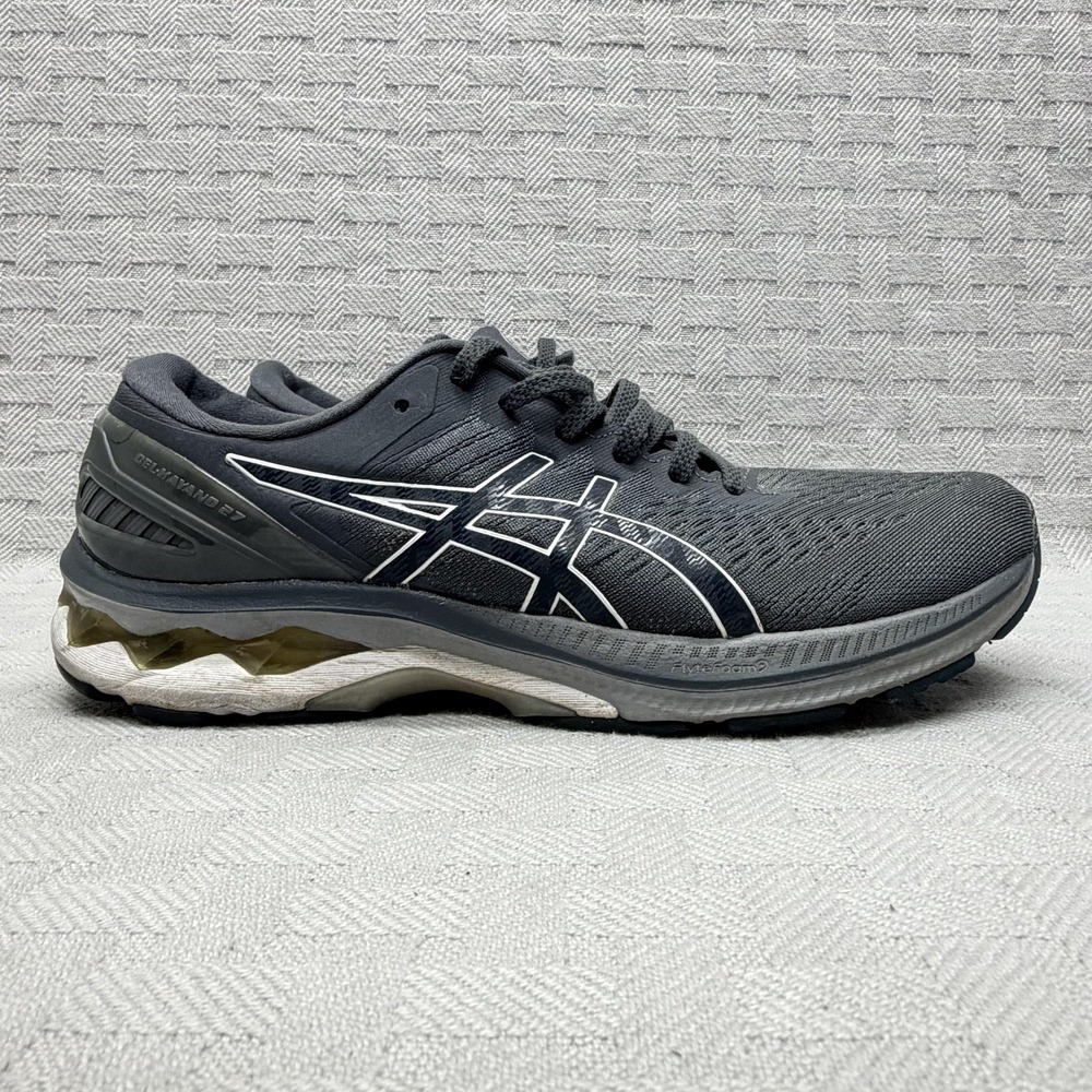 ASICS GEL-Kayano 27 Shoes Mens Size 9‎ Gray Stability Running Cushioned 1011A767